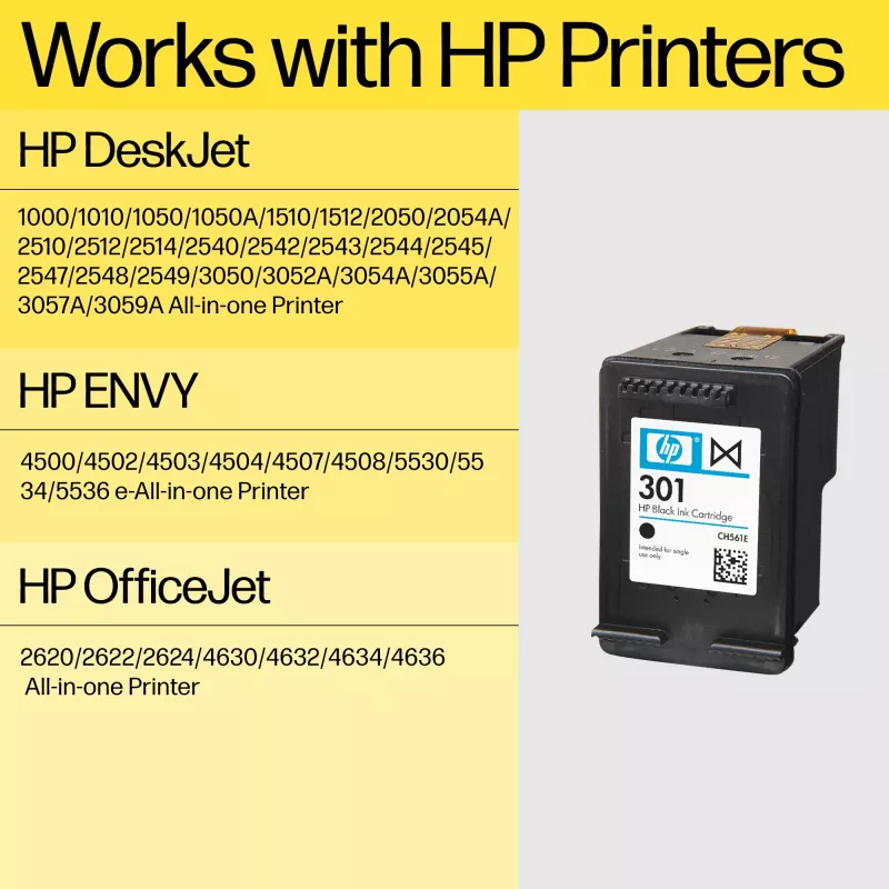 HP 301 Tri-color originaalne tindikassett