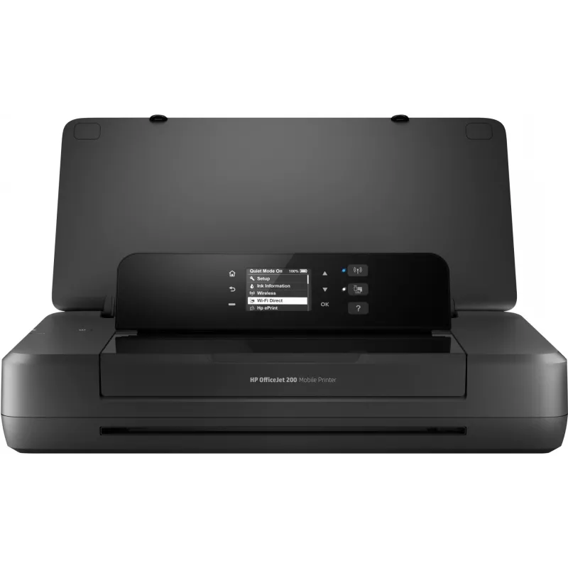 HP Officejet 200 mobiilne printer, värviline tindiprinter, A4, 1200x1200 dpi, 20 lk/min mustvalge, 19 lk/min värviline, 50 lehte, USB, Wi-Fi