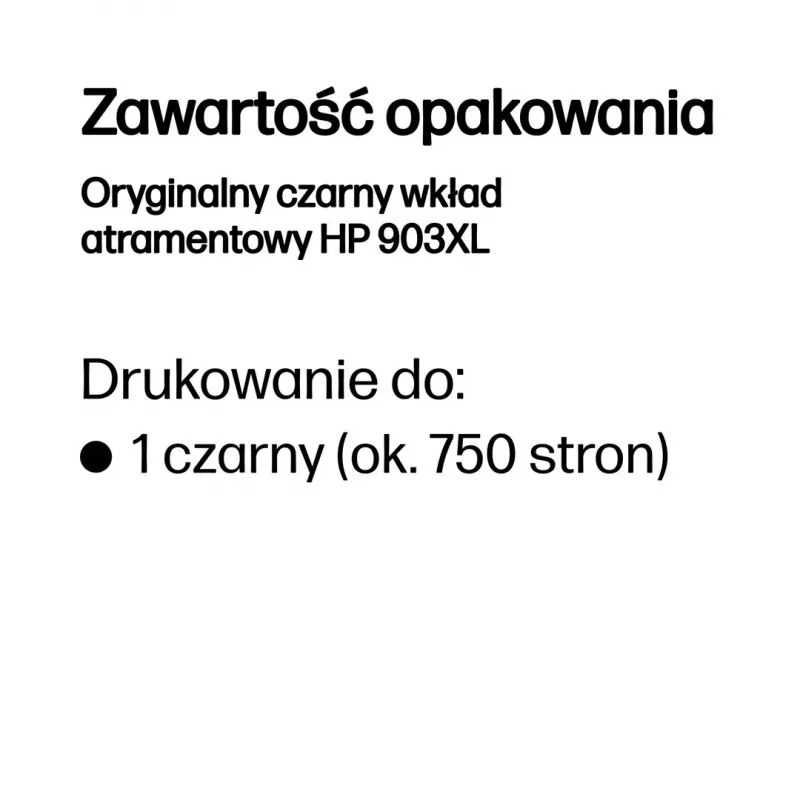 HP 903XL suure mahutavusega must originaaltindikassett
