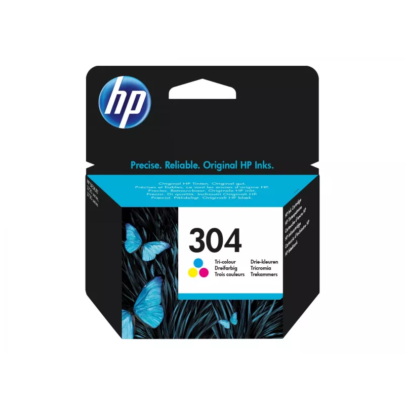 HP 304 kolmevärviline originaal tindikassett