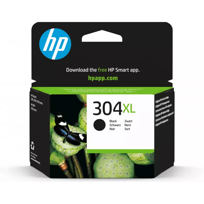 HP 304XL Must tindikassett