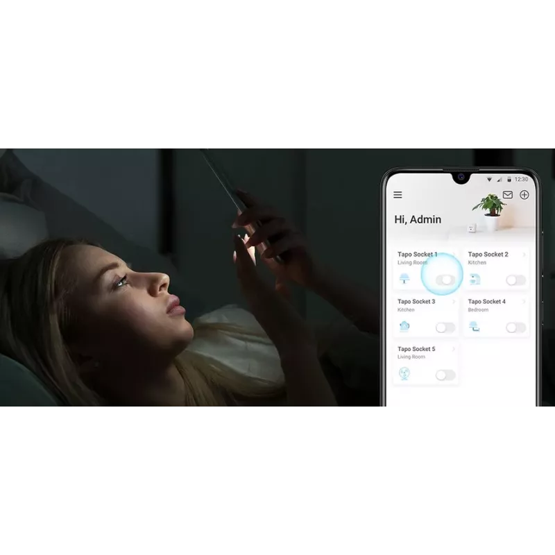 Tapo P100 V2 - nutipistik - mini - juhtmevaba - 802.11b/g/n, Bluetooth 4.2 - 2