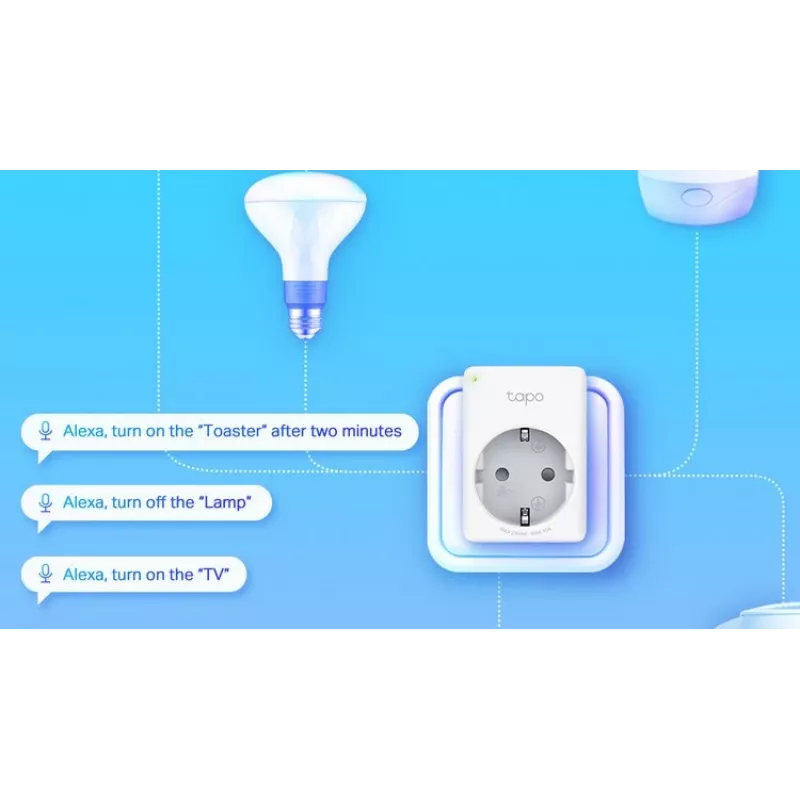 Tapo P100 V2 - nutipistik - mini - juhtmevaba - 802.11b/g/n, Bluetooth 4.2 - 2