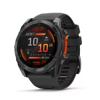 Garmin Fenix 8 3,56 cm (1,4) AMOLED 51 mm digitaalne 454 x 454 pikslit puuteekraan titaan Wi-Fi GPS (satelliit)