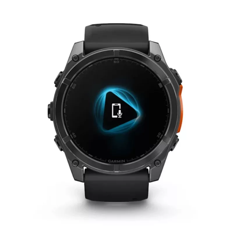 Garmin Fenix 8 3,56 cm (1,4) AMOLED 51 mm digitaalne 454 x 454 pikslit puuteekraan titaan Wi-Fi GPS (satelliit)
