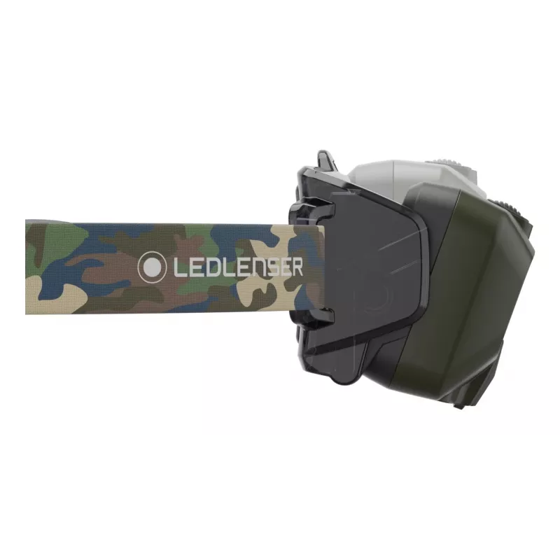 Ledlenser HF8R Core RGB Camouflage - Pealambiga taskulamp LED, roheline