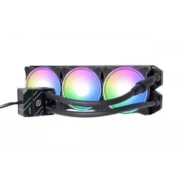 Alphacool Eisbaer Pro Aurora 360 protsessori ühtne vedelikjahutus 12 cm Must, Valge 1 tk