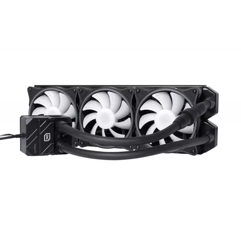Alphacool Eisbaer Pro Aurora 360 protsessori ühtne vedelikjahutus 12 cm Must, Valge 1 tk