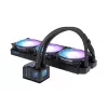 Alphacool Eisbaer Pro Aurora 360 protsessori ühtne vedelikjahutus 12 cm Must, Valge 1 tk