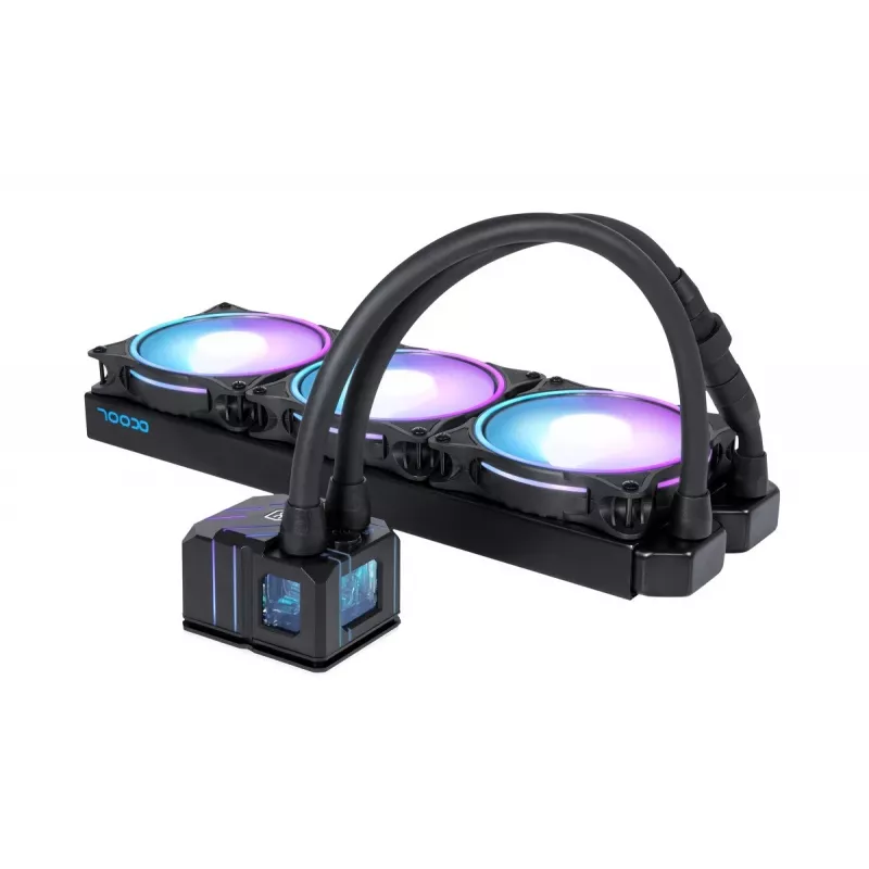 Alphacool Eisbaer Pro Aurora 360 protsessori ühtne vedelikjahutus 12 cm Must, Valge 1 tk