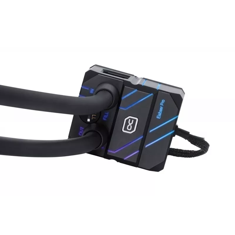 Alphacool Eisbaer Pro Aurora 360 protsessori ühtne vedelikjahutus 12 cm Must, Valge 1 tk