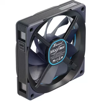 MagFlow 1225 PWM (1-Fan Kit) 120.4 x 124.2 x 26.6mm / Fluid Dynamic Bearing / 63.33 CFM / 33.78 dBa / 2200 rpm / Magnetic Cables lihtsaks paigalduseks (MAGFLOW-1)