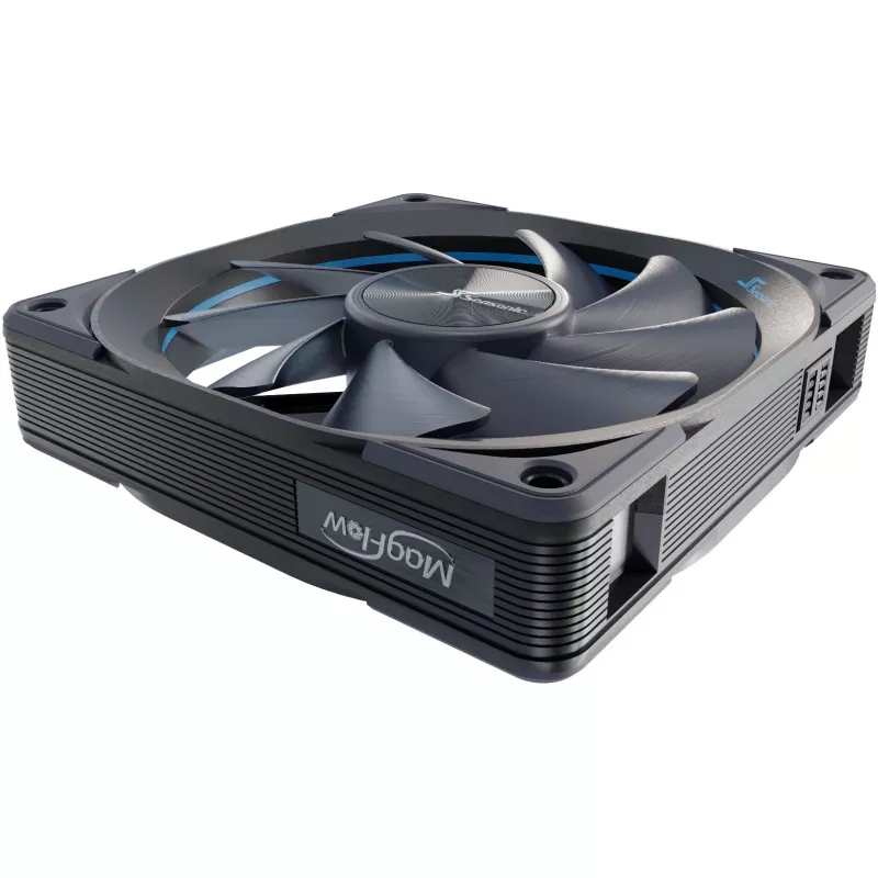 MagFlow 1225 PWM (1-Fan Kit) 120.4 x 124.2 x 26.6mm / Fluid Dynamic Bearing / 63.33 CFM / 33.78 dBa / 2200 rpm / Magnetic Cables lihtsaks paigalduseks (MAGFLOW-1)