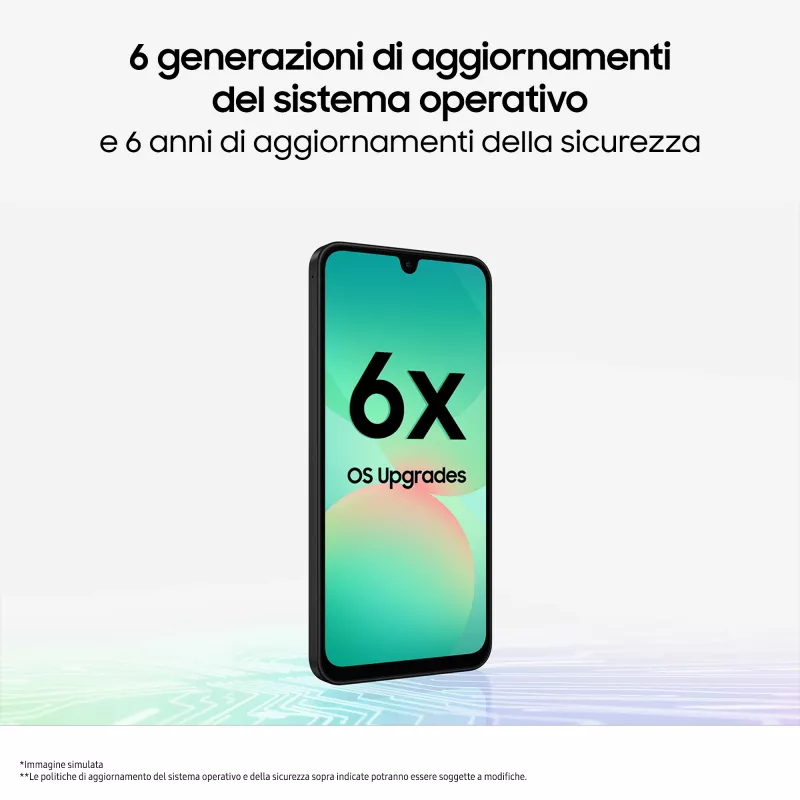 Samsung Galaxy A26 17 cm (6.7) Hübriidne topelt-SIM Android 15 5G USB Type-C 8 GB 256 GB 5000 mAh Must