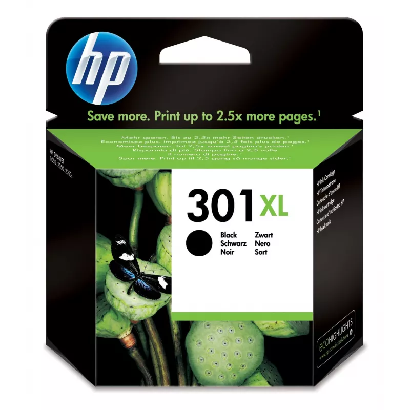 HP 301XL suurema mahutavusega must originaal tindikassett