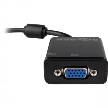 DeLOCK 61848 videokaabli adapter 0,125 m VGA (D-Sub) DisplayPort Must