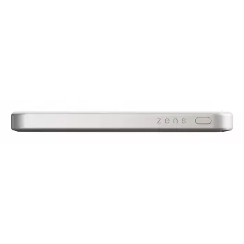 ZENS Pro 1 õhuke 5000 mAh juhtmevaba laadimine Valge
