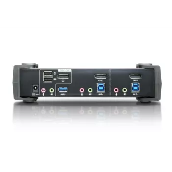 ATEN 2-pordiline USB 3.1 Gen 1 4K DisplayPort 1.2 KVMP™ lüliti heliga (KVM-kaablid kaasas)