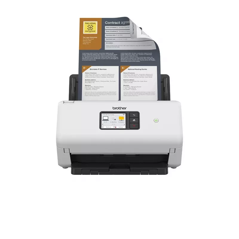 ADF-skanner Brother ADS-4500W 600 x 600 DPI A4 Must Valge
