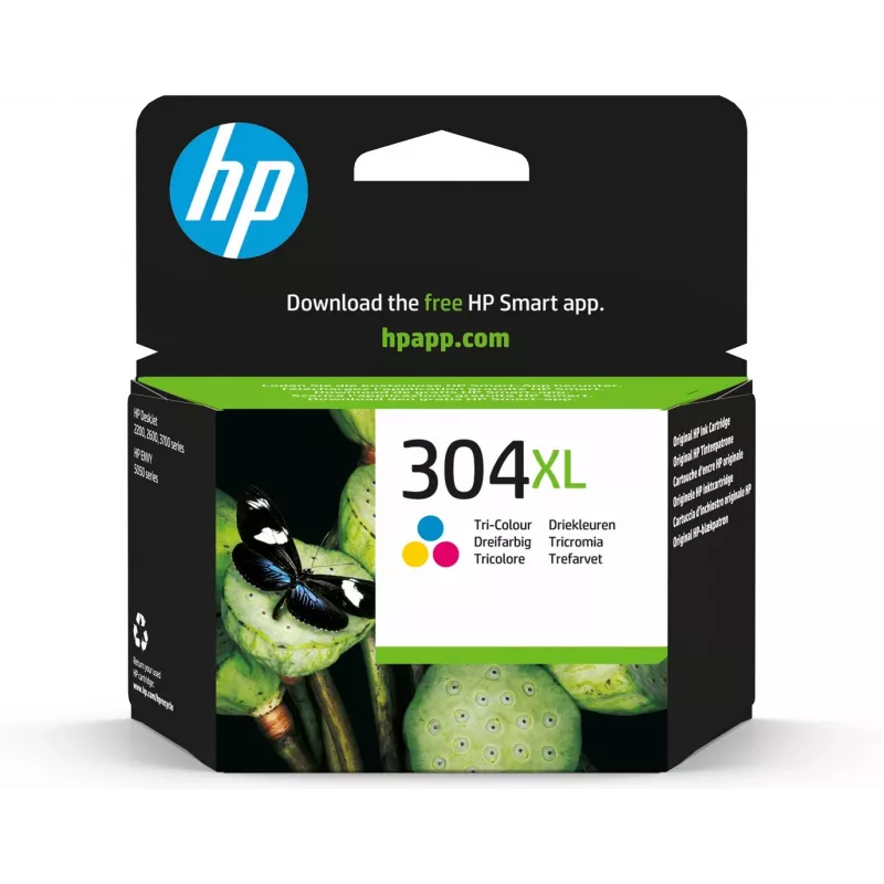 HP 304XL kolmevärviline originaal tindikassett