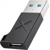 Unitek USB-C to USB-A adapter A1049ABK01 — must, USB-C (emane) USB-A (isane) kompaktne adapter