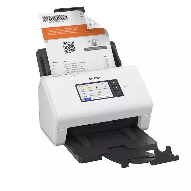 ADF + lehtskanner Brother ADS-4900W 600 x 600 dpi A4 must valge
