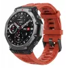 Nutikell Amazfit T-Rex 3 Lava — 1,5-tolline AMOLED, 480×480, GPS, 700 mAh, 32 GB, roostevabast terasest korpus, silikoonrihm