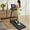 Urevo jooksulint sisseehitatud töö- ja treeningulauaga Foldi 3S Maksimaalne kasutaja kaal 120 kg Minimaalne kiirus 1 km/h Maksimaalne kiirus 12 km/h