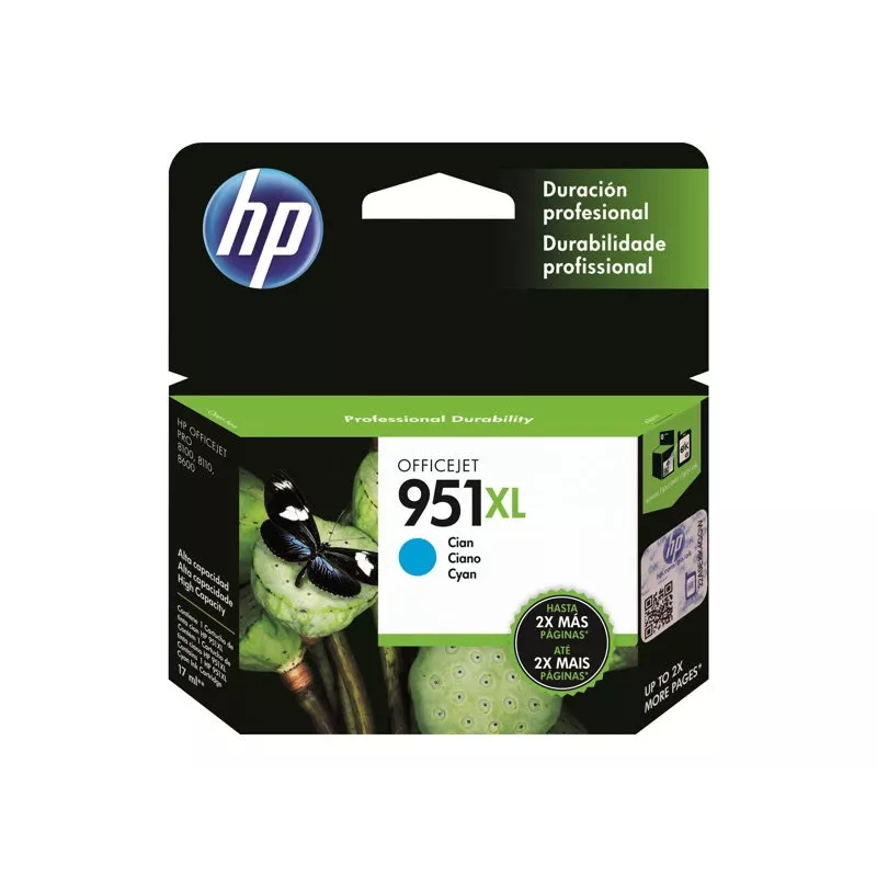 HP 951XL originaal tindikassett tsüaan suure mahutavusega 1500 lehekülge 1-pakk Officejet