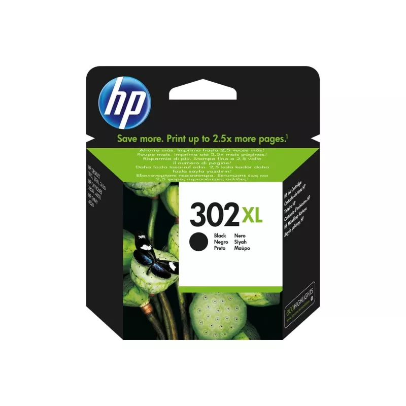 HP 302XL tindikassett must