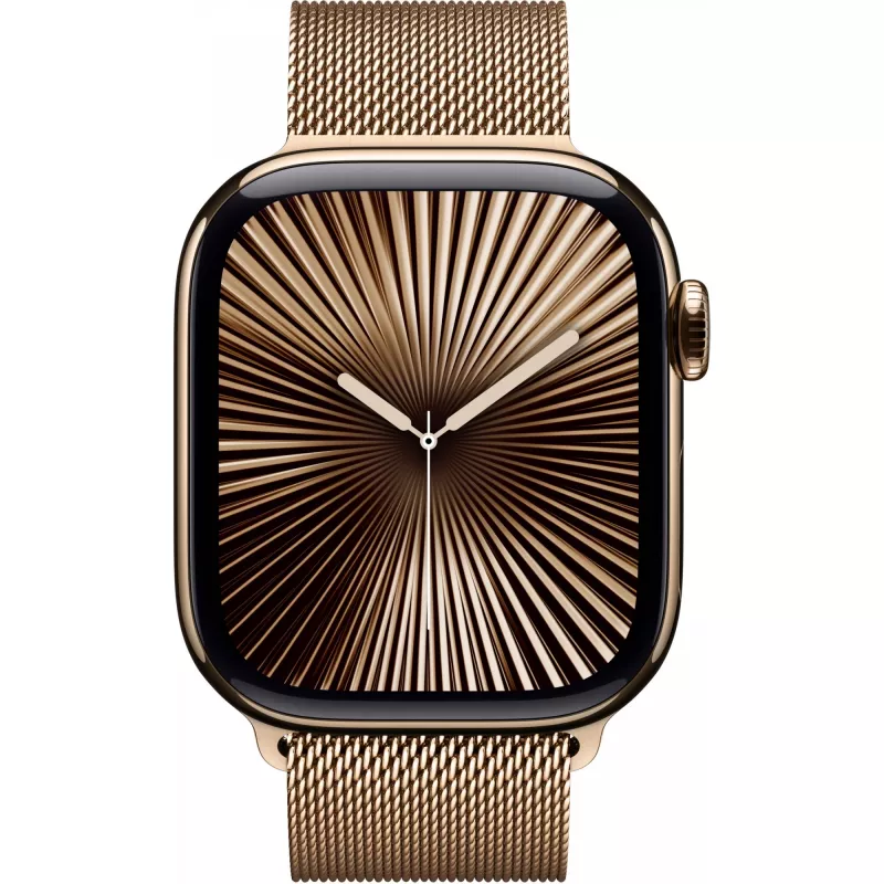 APPLE Watch Series 10 GPS + Cellular 42mm kuldne titaankorpus kuldse Milano aasaga