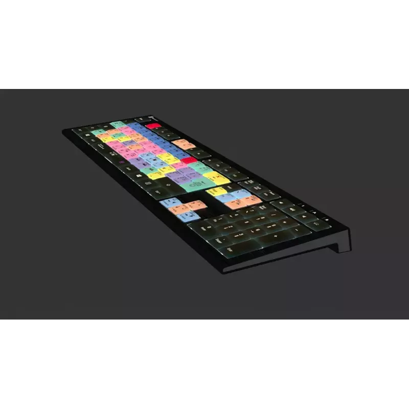 Logickeyboard Adobe Premiere Pro CC ASTRA 2 taustvalgustusega klaviatuur, prantsuse (LKB-PPROCC-A2PC-FR)