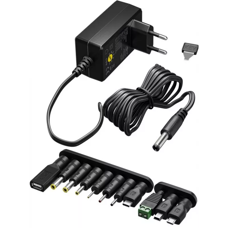 Goobay 64569 Laadija mobiilseadmetele universaalne must AC-DC siseruumides (64569)