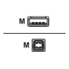 Logilink USB 2.0 ühenduskaabel USB-A USB-B-le USB A isane USB B isane