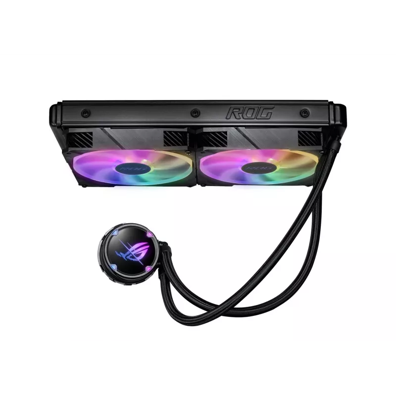 ASUS ROG STRIX LC II 280 ARGB - protsessori vedelikjahutus - 14 cm, must, 1 tk