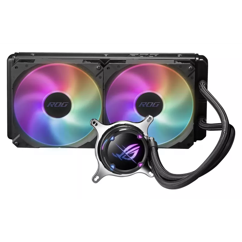 ASUS ROG STRIX LC II 280 ARGB - protsessori vedelikjahutus - 14 cm, must, 1 tk