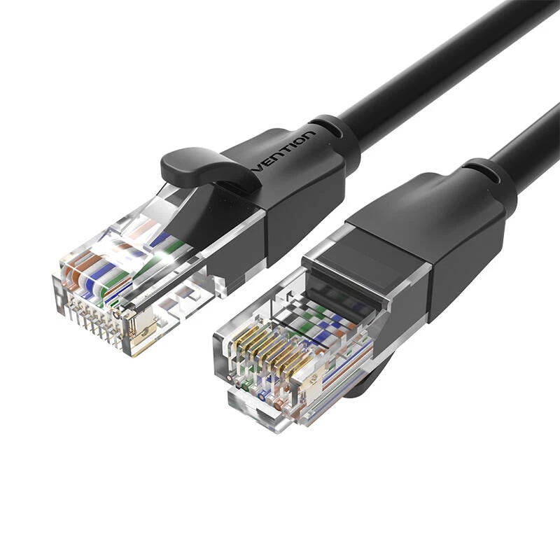 UTP CAT6 Vention võrgukaabel IBEBN RJ45 Ethernet 1000Mbps 15m (must)