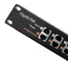 Patch-paneel QOLTEC 54478 12 pordiga PoE must