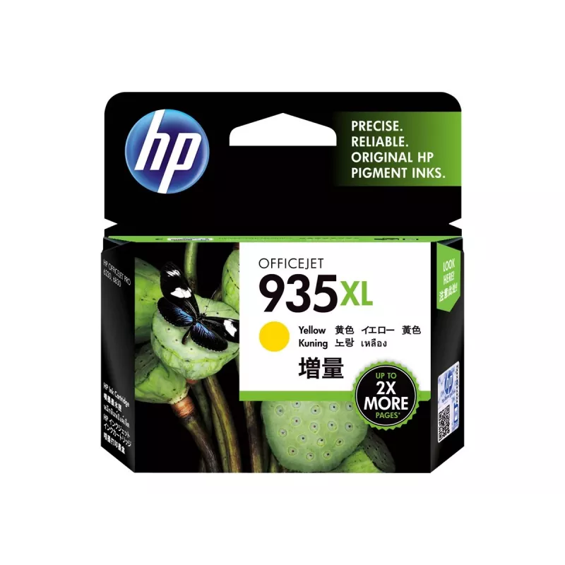 HP 935XL Originaal tindikassett C2P26AE BGY kollane kõrge maht 825 lehekülge 1 tk