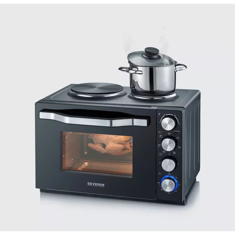 Severin TO 2073 XXL rösterahi 60 l 2200 W must grill