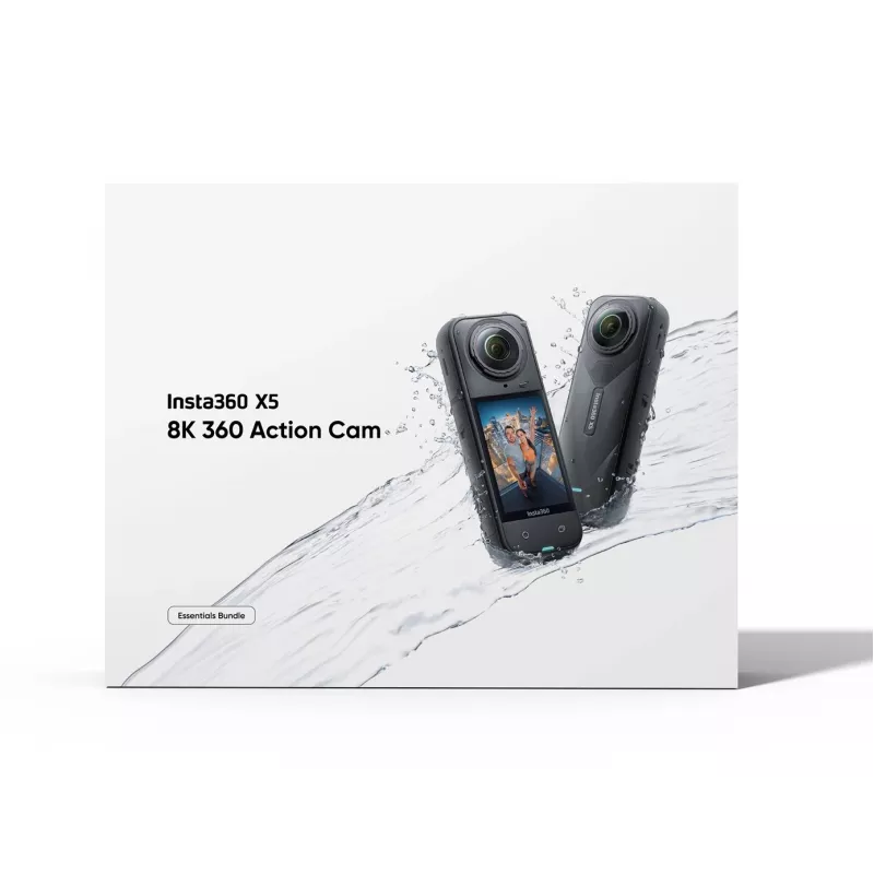 Insta360 X5 Bundle action- ja spordikaamera 72 MP 8K Ultra HD 360°
