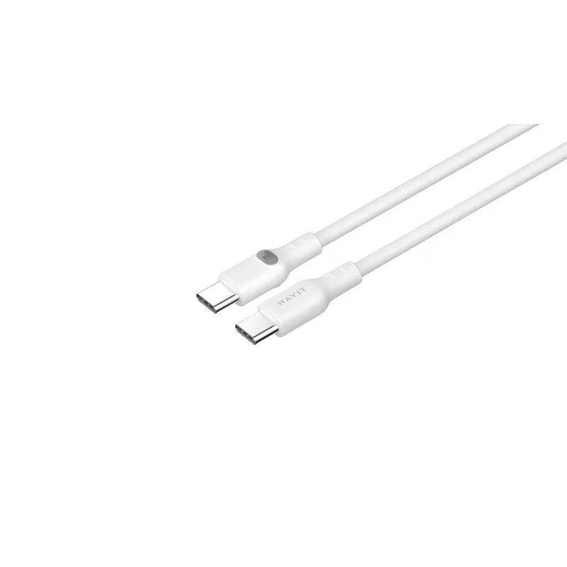 USB C-tüüpi USB C-tüüpi kaabel Havit CB6280 1 m valge