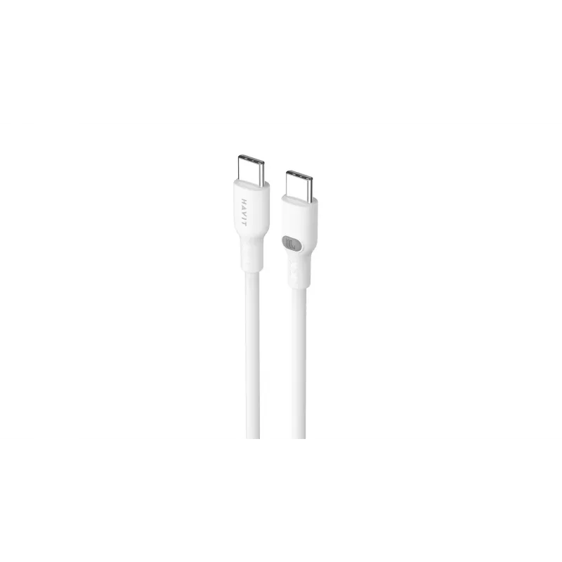 USB C-tüüpi USB C-tüüpi kaabel Havit CB6280 1 m valge