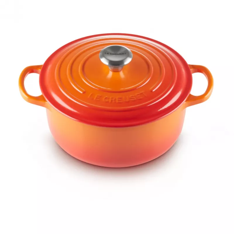 Le Creuset Signature Roaster ahi 22cm punane