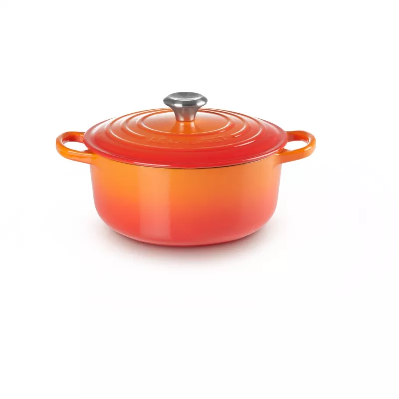 Le Creuset Signature Roaster ahi 22cm punane