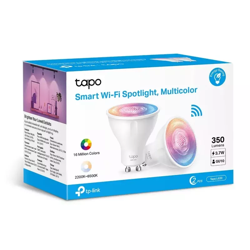 TP‑LINK Tapo L630 GU10 3.7W mitmevärviline nutipirn (2 tk)