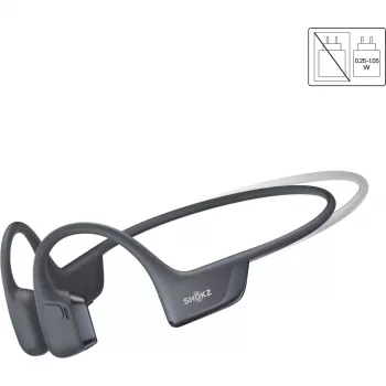 SHOKZ OpenRun Pro 2 Mini peakomplekt juhtmevaba kõrvaklambriga spordi Bluetooth must