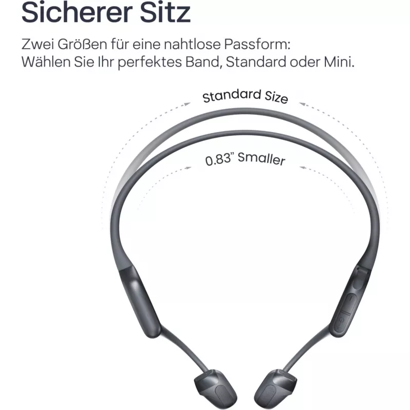 SHOKZ OpenRun Pro 2 Mini peakomplekt juhtmevaba kõrvaklambriga spordi Bluetooth must