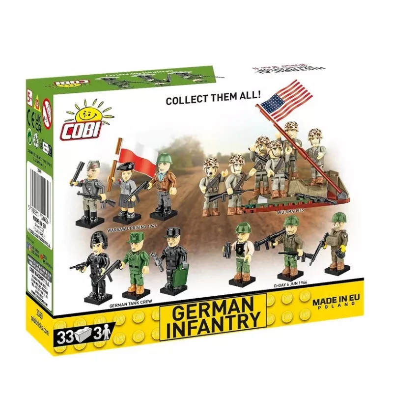 Building Blocks German Infantry - 3-Figure Set