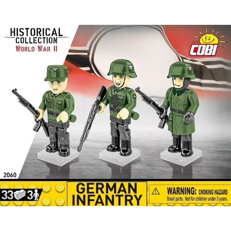 Building Blocks German Infantry - 3-Figure Set